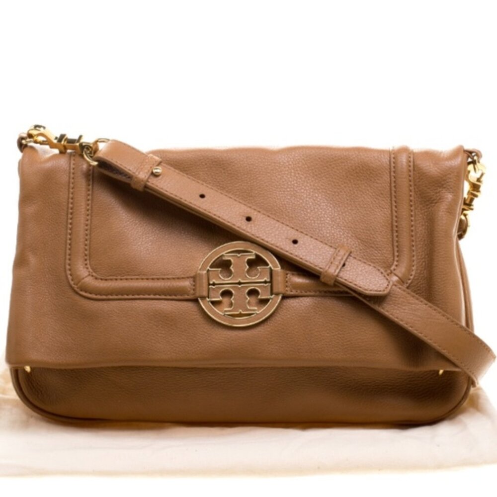 Tory Burch Leather Crossbody Bag Purse Designer vintage